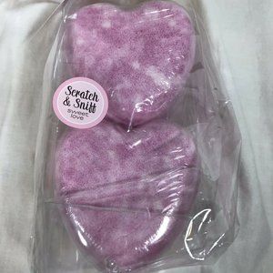 Sweet Love Heart Shaped Bath Bombs Pink Fizzies